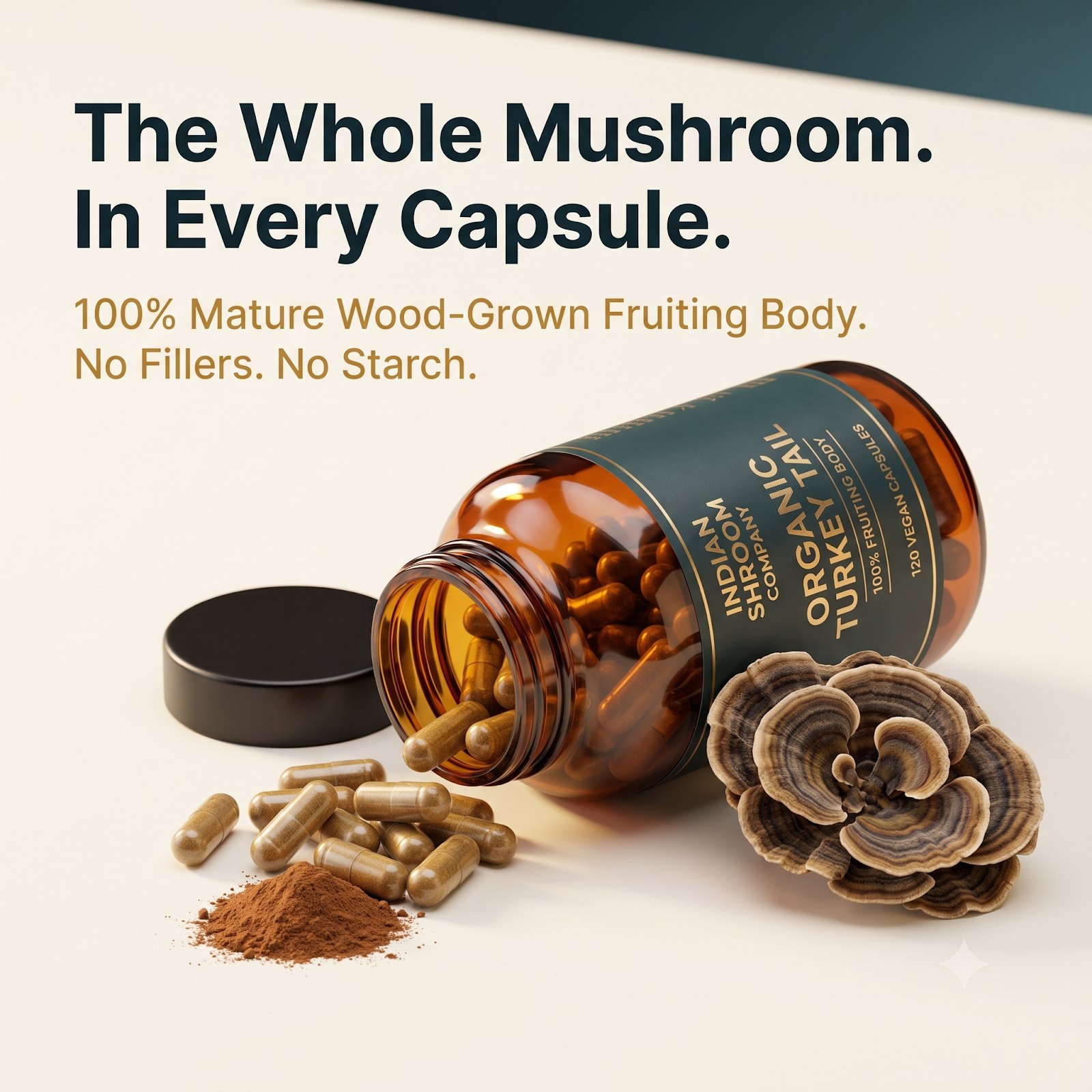 Turkey Tail Mushrooms Capsules_2