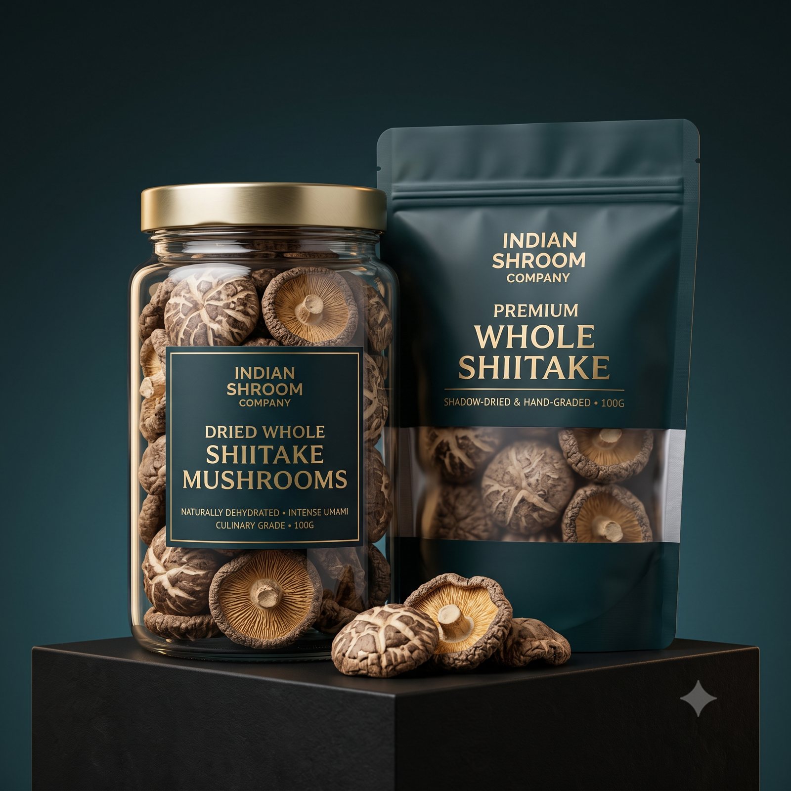Shiitake mushroom flakes