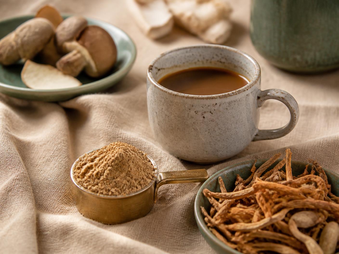 Mushroom coffee & drink powders