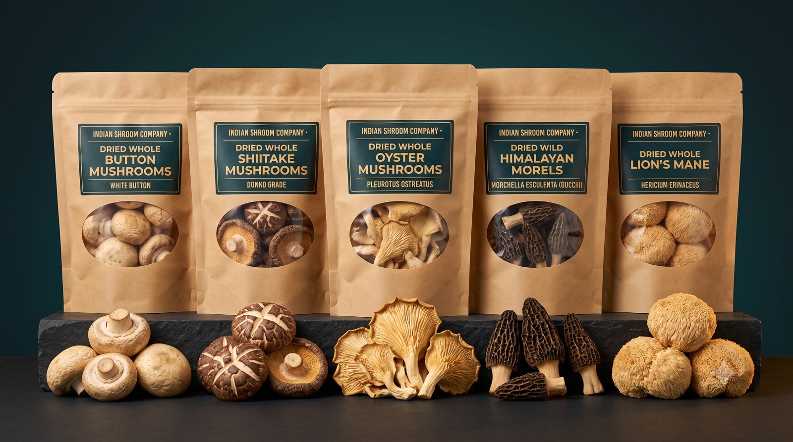 Dried Whole Mushrooms