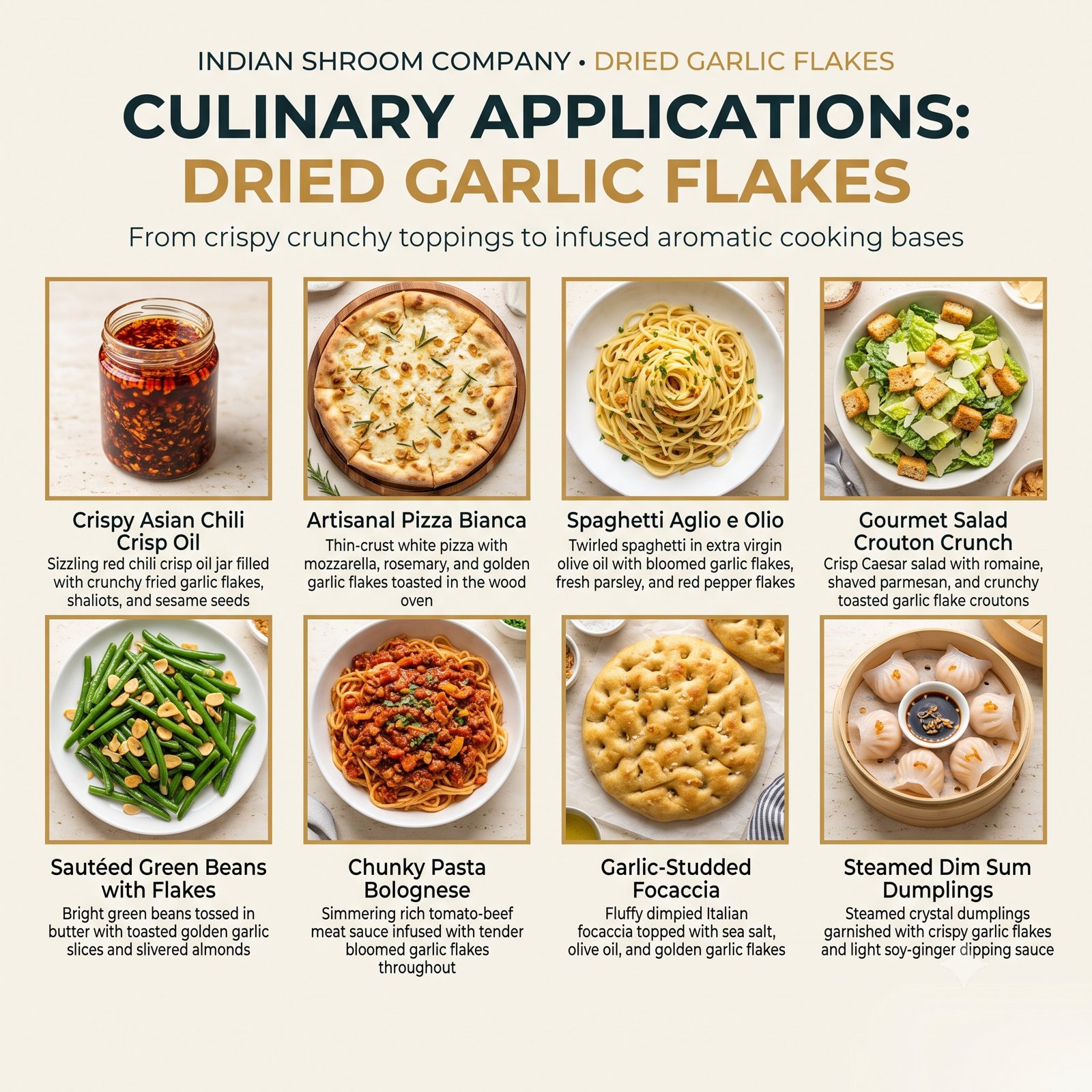 Dehydrated garlic powder