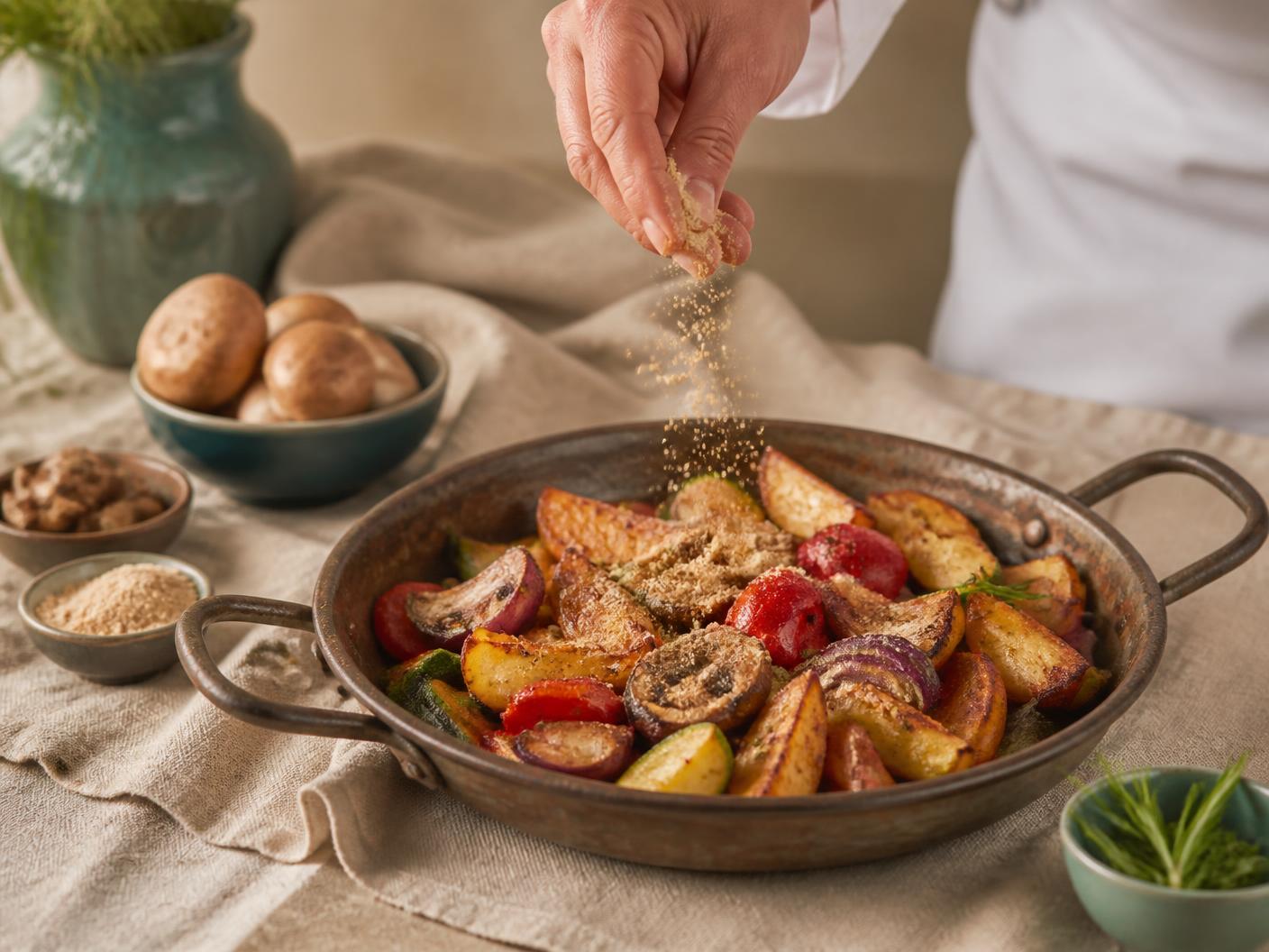 Seasoning in kitchen application