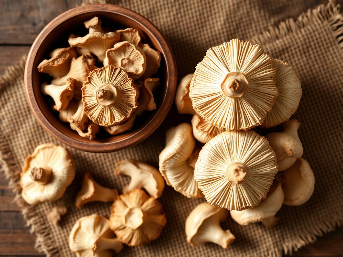 Dehydrated Mushrooms